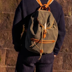 Camp backpack / Suede