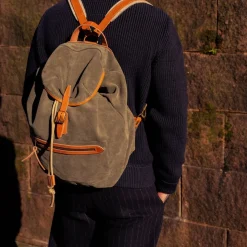 Camp backpack / Suede