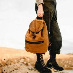 Camp backpack / Suede