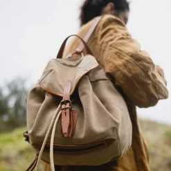 Camp S backpack / Suede