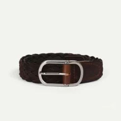 Cliquet Belt / braided leather