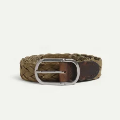 Cliquet Belt / braided leather