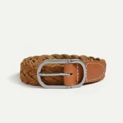 Cliquet Belt / braided leather