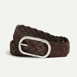 Cliquet Belt / braided leather