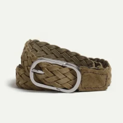 Cliquet Belt / braided leather