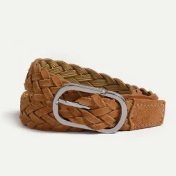 Cliquet Belt / braided leather