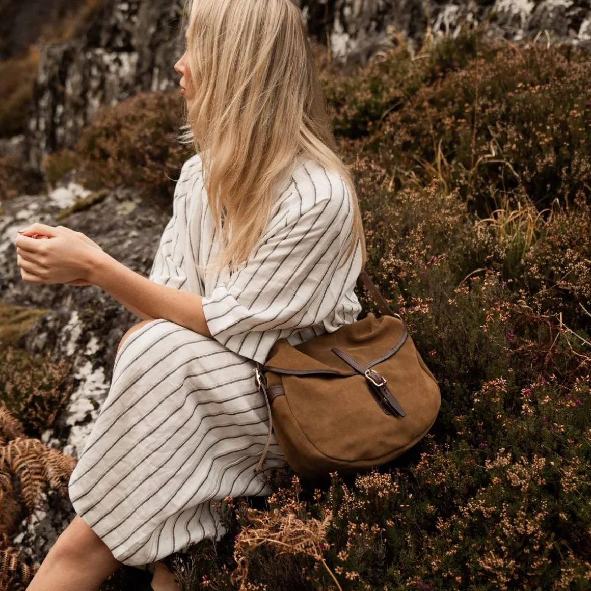 Margot half moon fisherman's bag