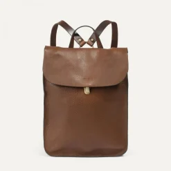 Puncho leather backpack