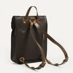 Puncho leather backpack